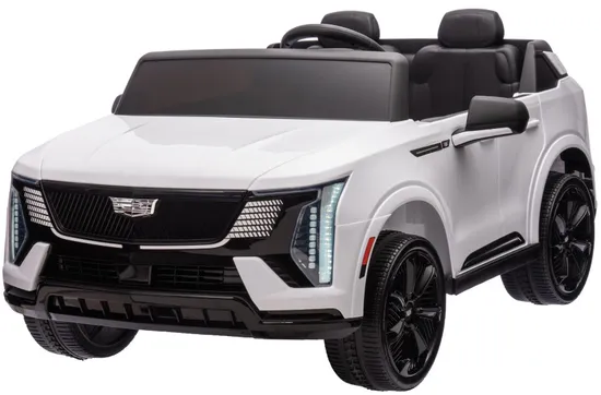 2.4G RC キャデラック エスカレード IQ 2025 ライセンス取得済みライドオンカー、2段階スピードボタンコントロール、多機能音楽プレーヤー、子供用大型デュアル