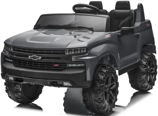 シボレーのライセンス取得済みライドオンカー、2.4Gリモコン、大型フレーム、リアトランク、パワフルな24V 4WD UTV搭載